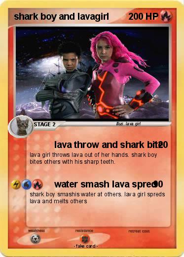 Pokemon shark boy and lavagirl