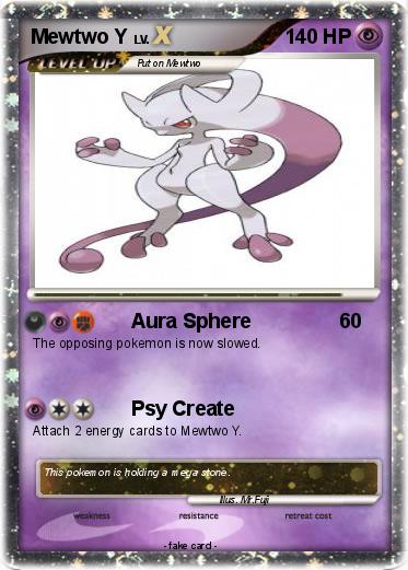 Pokemon Mewtwo Y