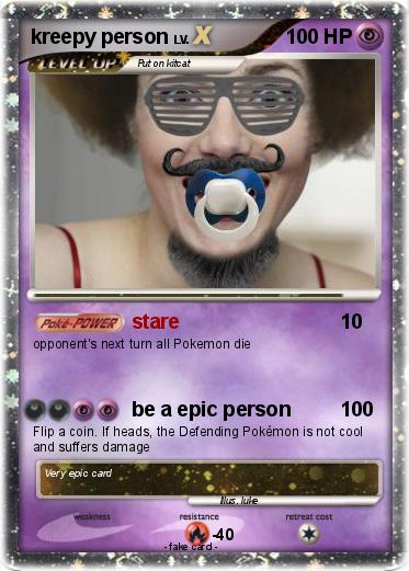 Pokemon kreepy person