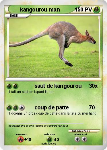 Pokemon kangourou man