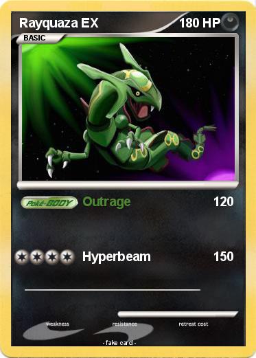 Pokemon Rayquaza EX