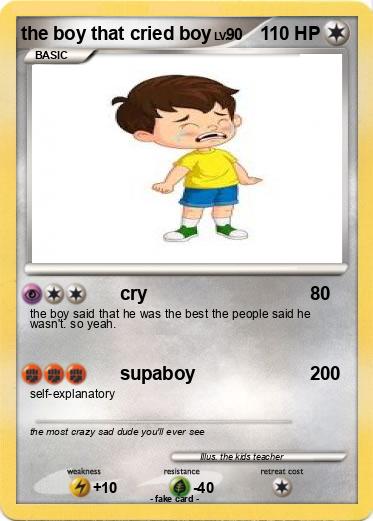 Pokemon the boy that cried boy