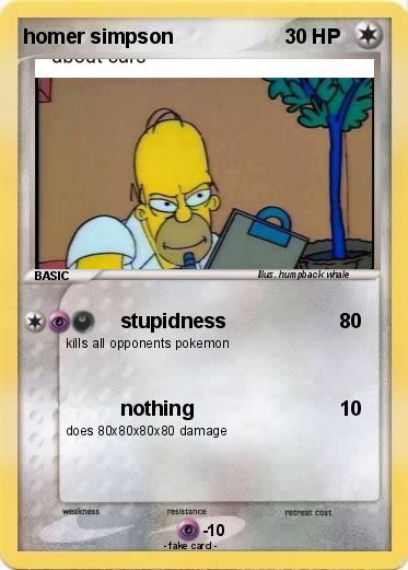 Pokemon homer simpson