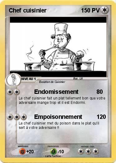 Pokemon Chef cuisinier