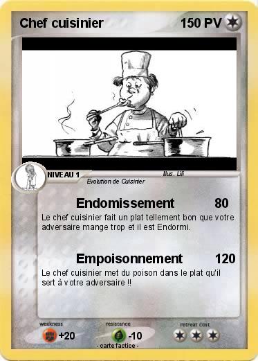 Pokemon Chef cuisinier