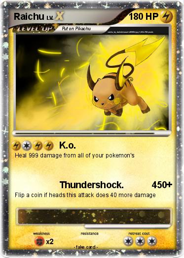 Pokemon Raichu