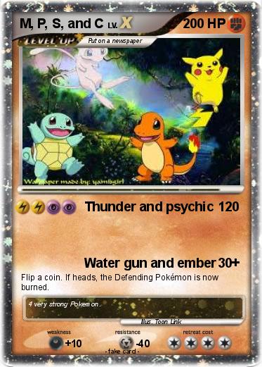 Pokemon M, P, S, and C