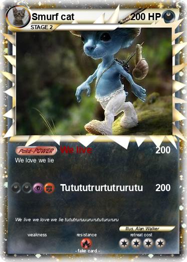 Pokemon Smurf cat