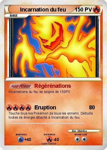 Pokemon Incarnation du feu