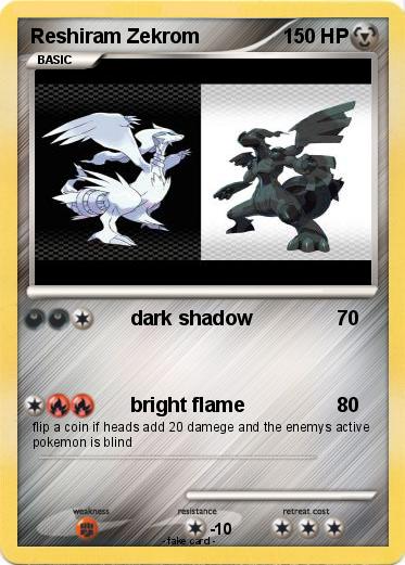 Pokemon Reshiram Zekrom