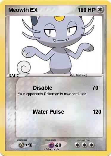 Pokemon Meowth EX