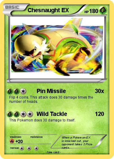 Pokemon Chesnaught EX