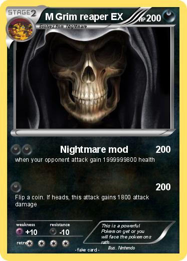 Pokemon M Grim reaper EX