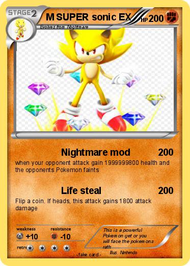 Pokemon M SUPER sonic EX