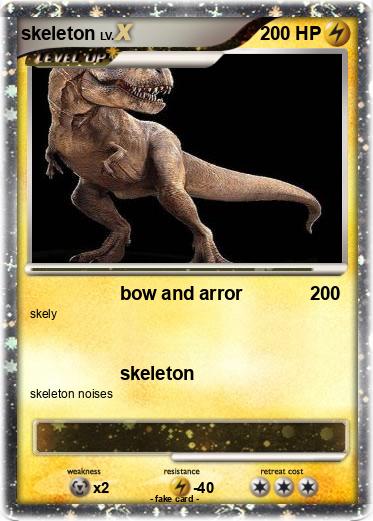 Pokemon skeleton