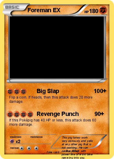 Pokemon Foreman EX