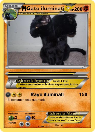 Pokemon Gato iluminati