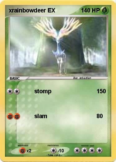 Pokemon xrainbowdeer EX