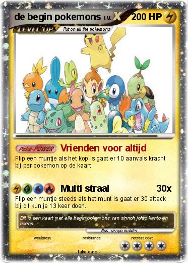 Pokemon de begin pokemons