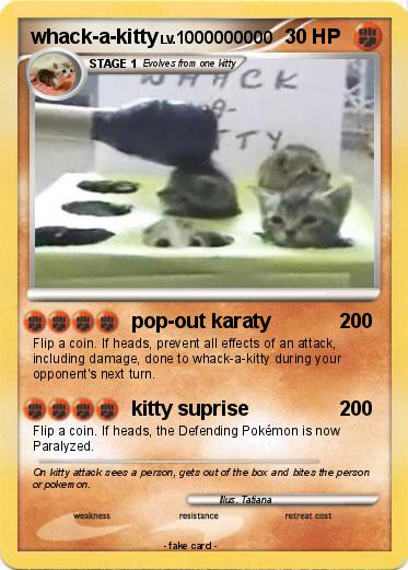 Pokemon whack-a-kitty