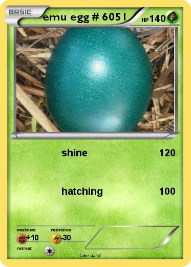 Pokemon emu egg # 6051