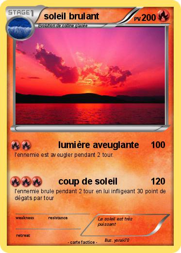 Pokemon soleil brulant
