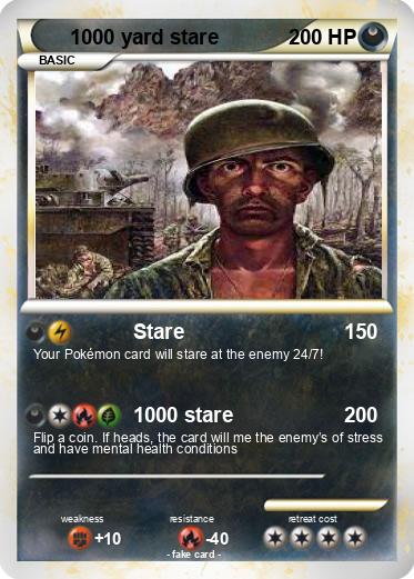 Pokemon 1000 yard stare