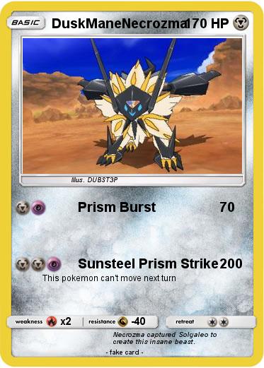 Pokemon DuskManeNecrozma