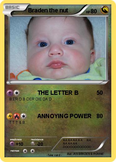 Pokemon Braden the nut