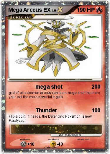 Pokemon Mega Arceus EX