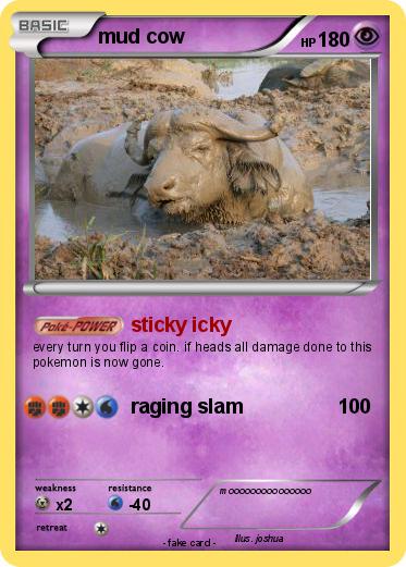 Pokemon mud cow