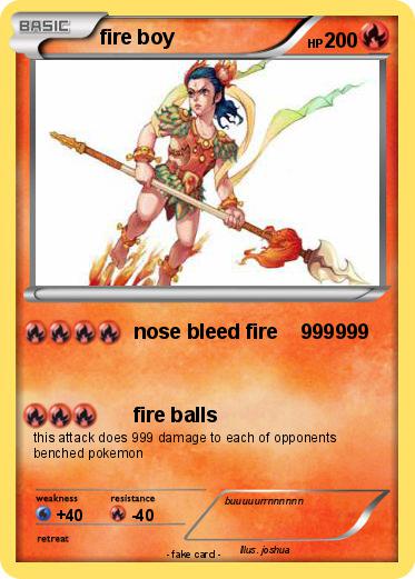 Pokemon fire boy