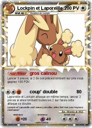 Pokemon Lockpin et Laporeille