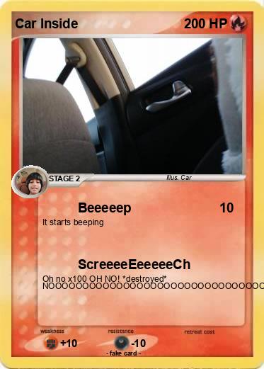 Pokemon Car Inside