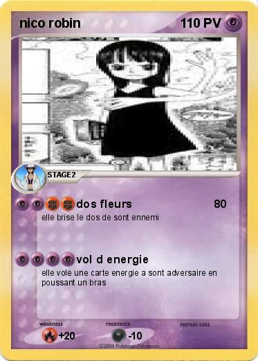 Pokemon nico robin