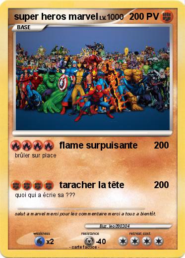 Pokemon super heros marvel