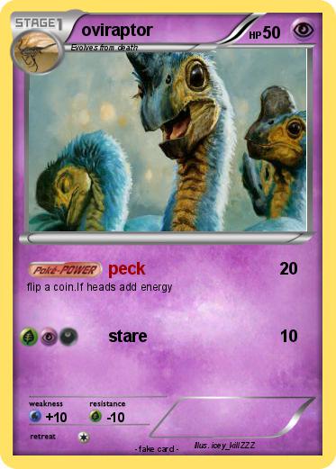 Pokemon oviraptor