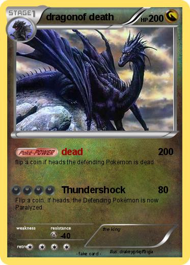 Pokemon dragonof death