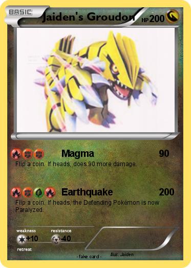 Pokemon Jaiden's Groudon