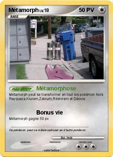 Pokemon Métamorph