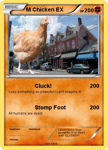 Pokemon M Chicken EX