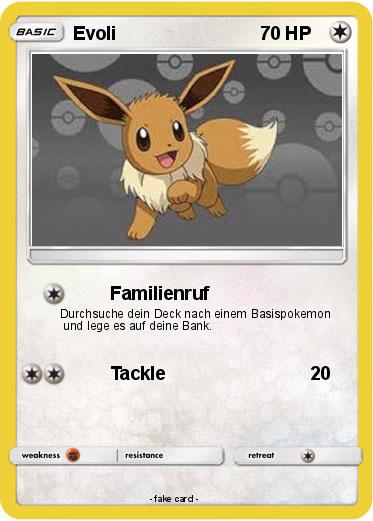 Pokemon Evoli