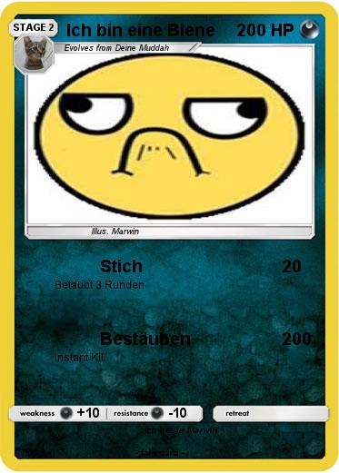 Pokemon Ich bin eine Biene