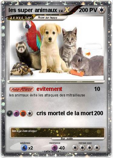 Pokemon les super animaux