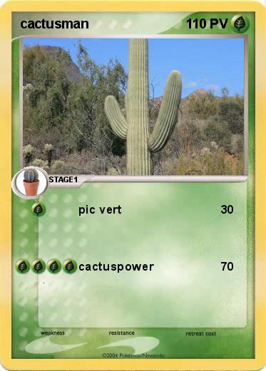 Pokemon cactusman
