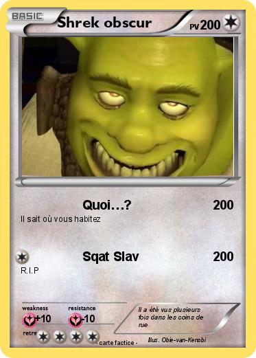 Pokemon Shrek obscur