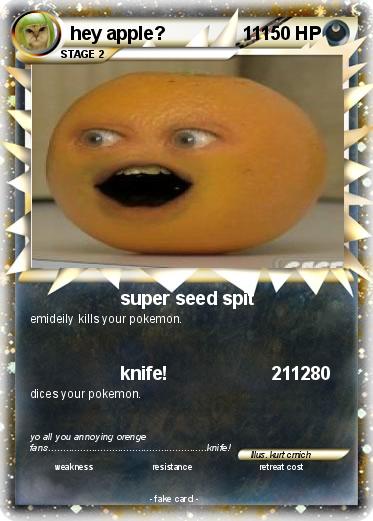 Pokemon hey apple?               111