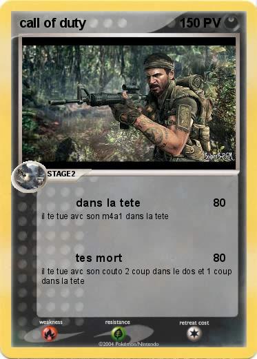 Pokemon call of duty
