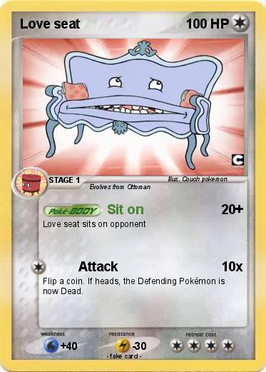 Pokemon Love seat