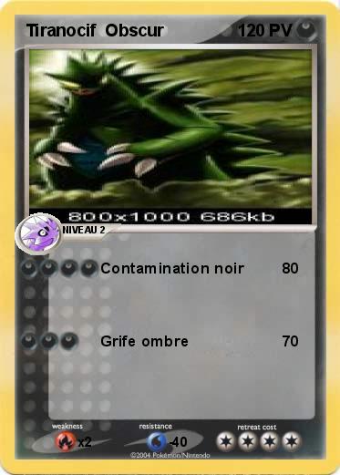 Pokemon Tiranocif  Obscur